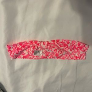 Lilly Pulitzer flamingo knotted headband